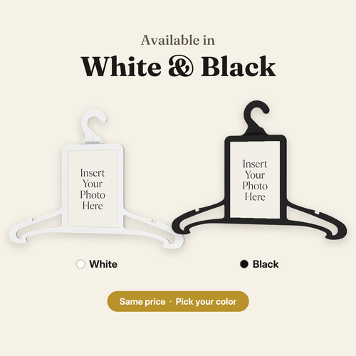 DoppelHangers available in White and Black